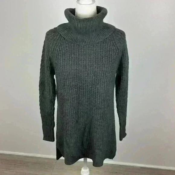 A New Day Dark Grey Turtleneck Sweater Size M - Picture 1 of 9